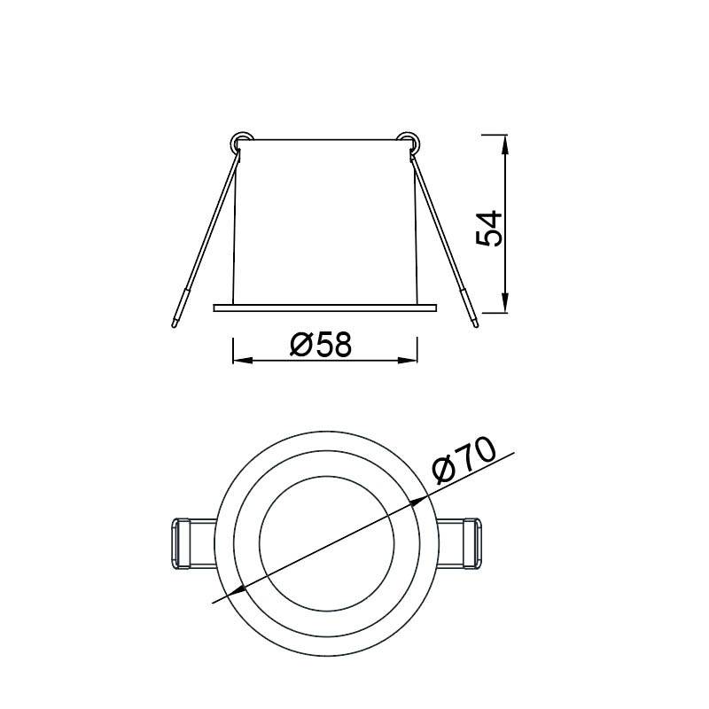 Встраиваемый светильник Mantra 9234