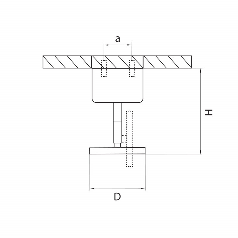 База накладная Lightstar 590010