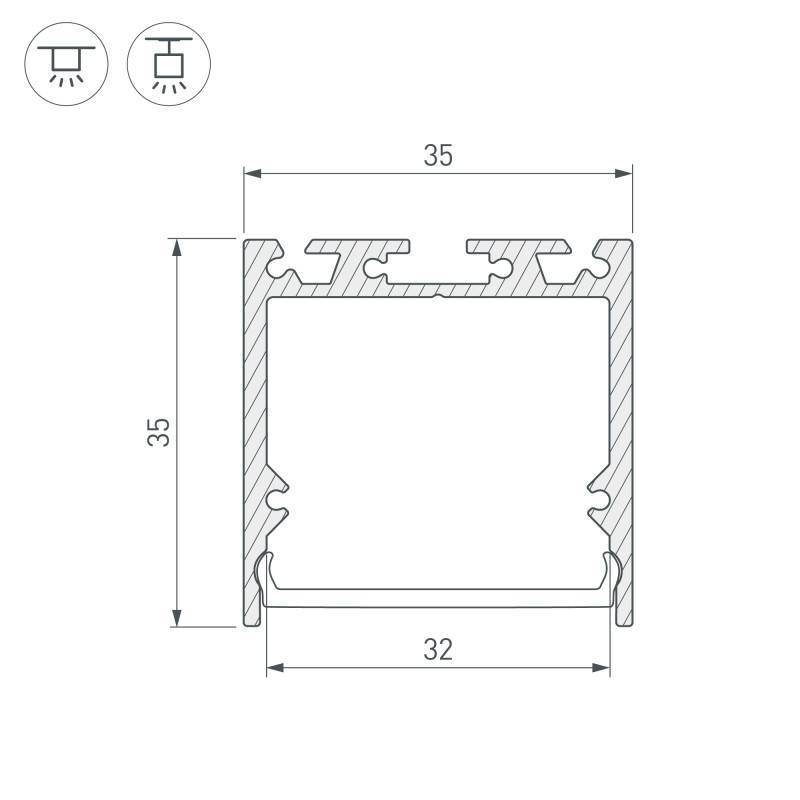 Профиль Arlight 036196