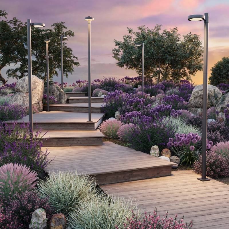 Садово-парковый светильник Maytoni O472H-L50GF3K