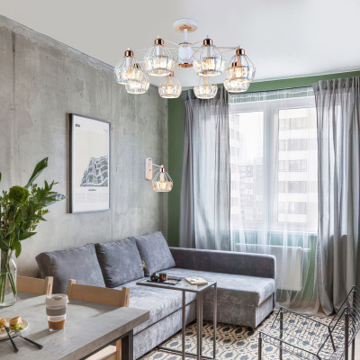 Люстра на штанге Eurosvet 70075/8 белый