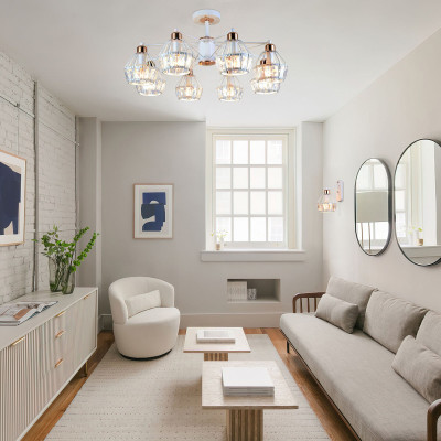 Люстра на штанге Eurosvet 70075/8 белый