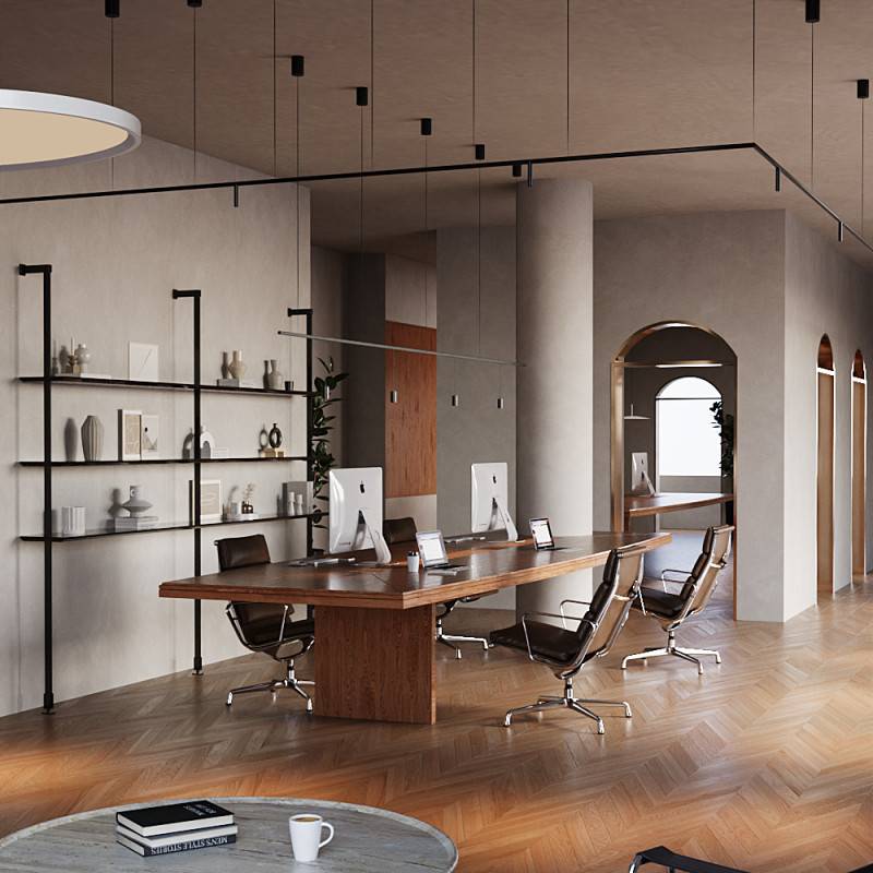 Светильник на шине Maytoni Technical C103CL-5W3-6K-BS