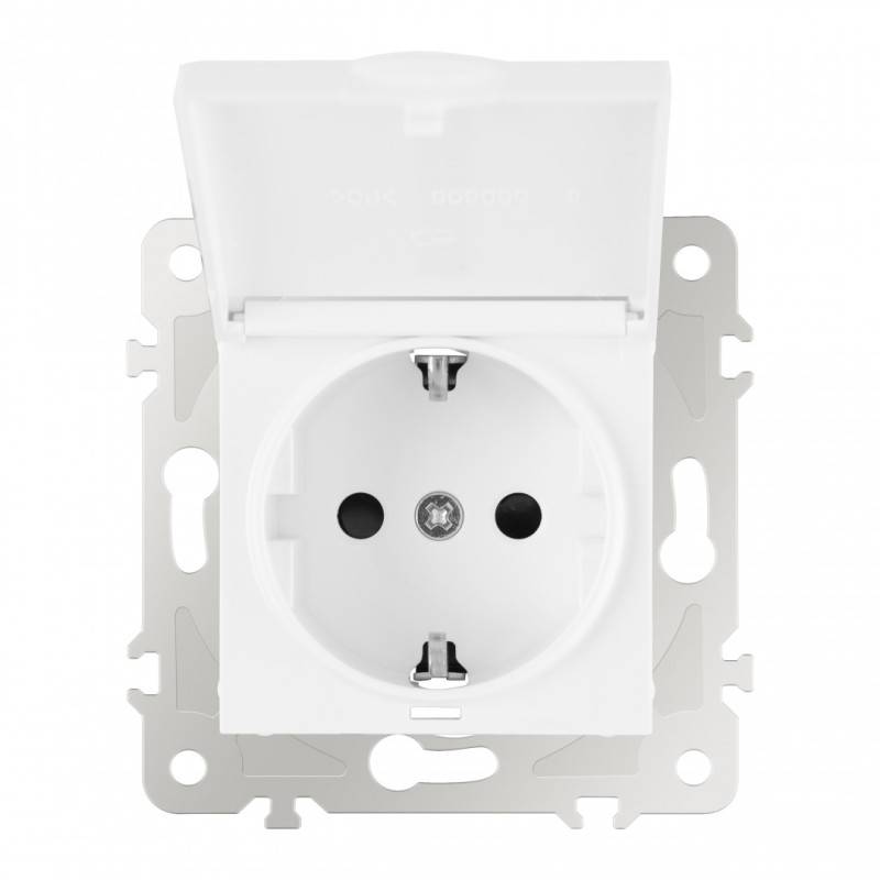 Розетка Arte Milano 203.41-1.white