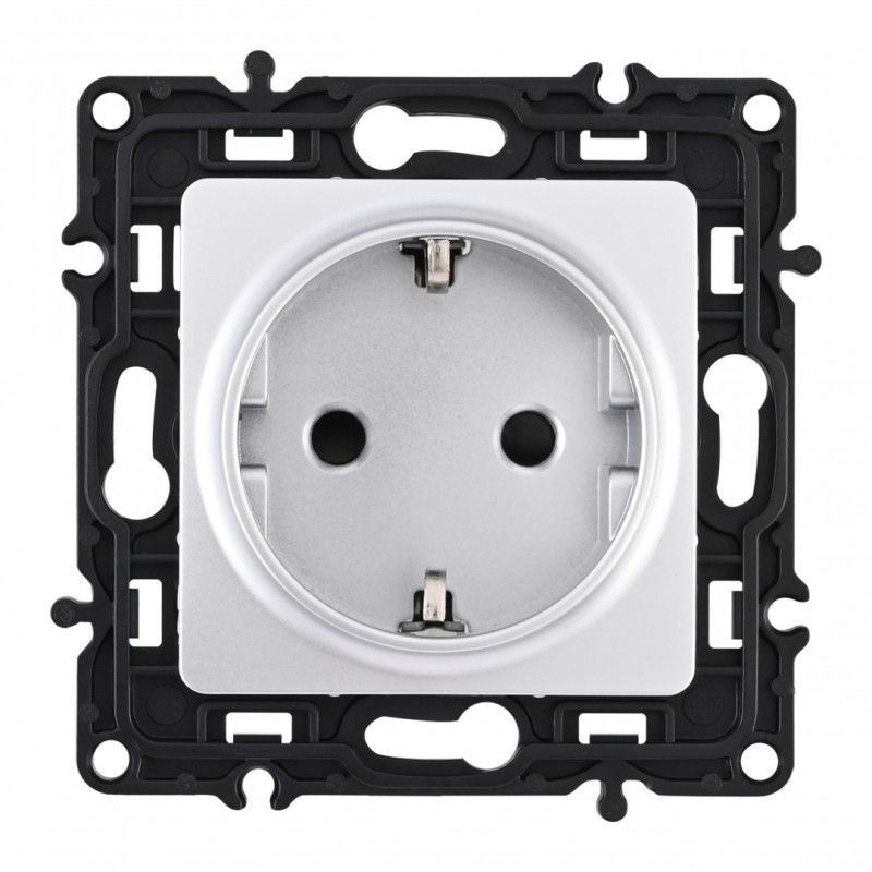 Розетка Arte Milano 217.40-1.silver