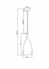 Подвесной светильник Maytoni MOD271PL-01B7