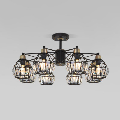 Люстра на штанге Eurosvet 70075/8 черный