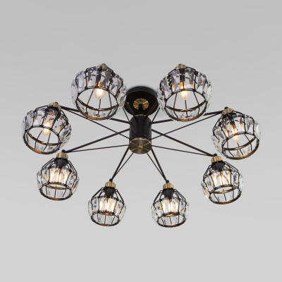 Люстра на штанге Eurosvet 70075/8 черный