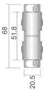 Вставка антискользящая для профиля Deko-Light D Line 710016