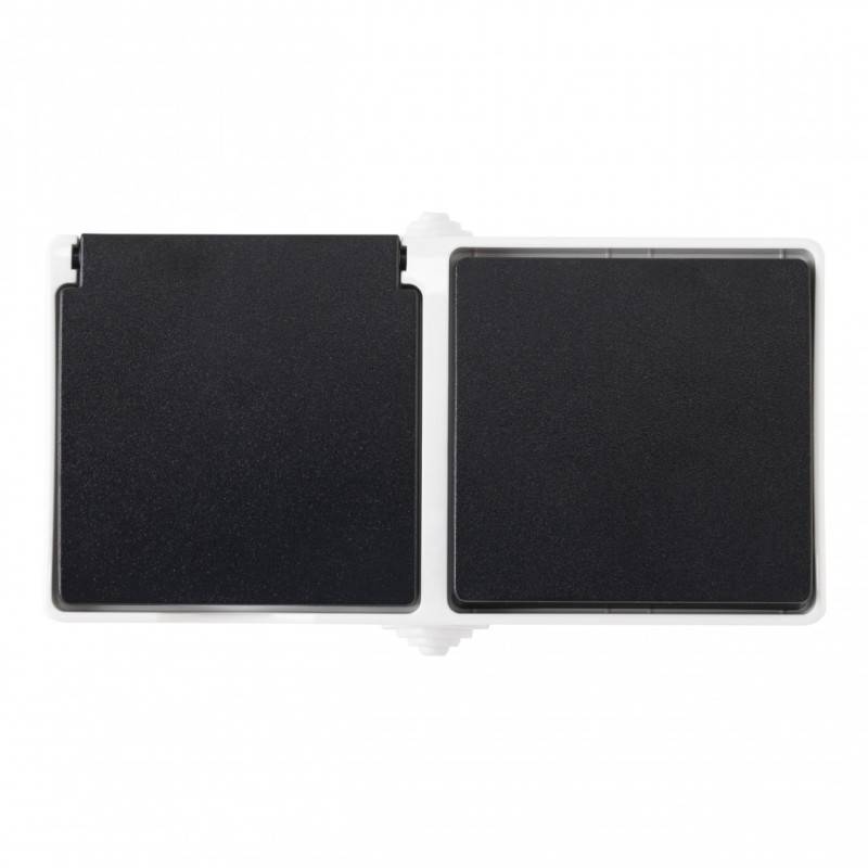 Розетка Arte Milano 309.52-1.grey