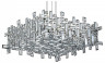 Подвесная люстра Indigo Lascala 12031/8P Chrome