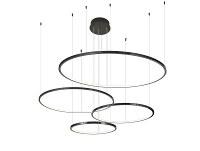 Каскадная люстра Newport 15104N/S black glossy