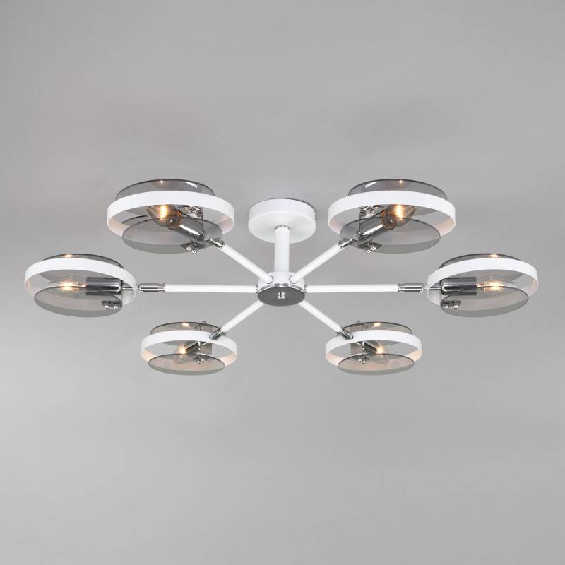 Люстра на штанге Eurosvet 70121/6 белый