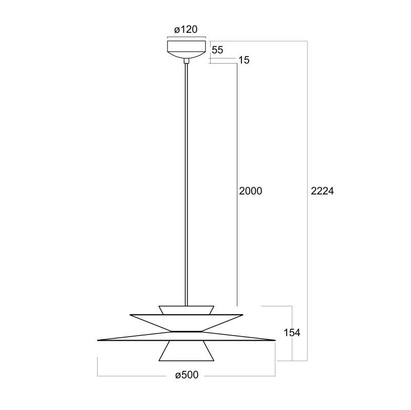 Подвесной светильник Mantra 9437