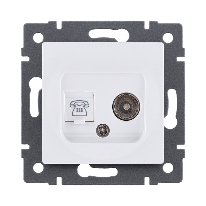 Розетка KOLLINGER REA-013WH