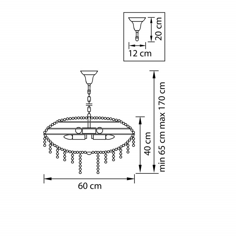Подвесная люстра Lightstar 700150