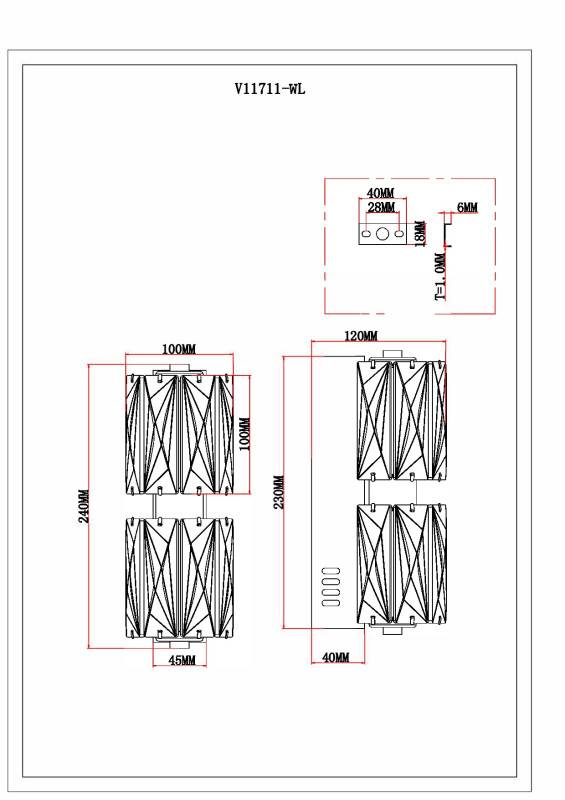 Бра Moderli V11711-WL