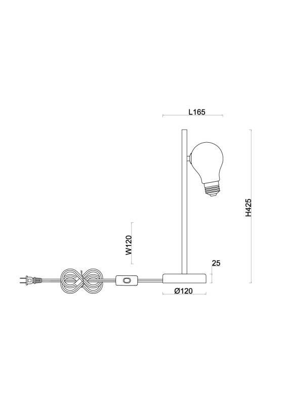 Настольная лампа Freya FR5372TL-01B
