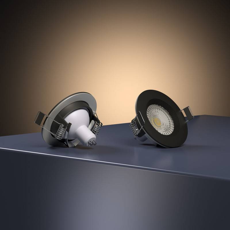 Влагозащищенный светильник Elektrostandard 25060/01 GU10 черный