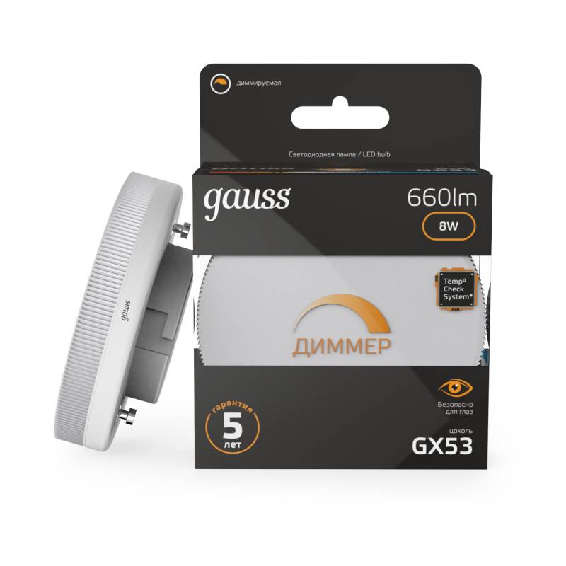 Светодиодная лампа Gauss 108408108-D