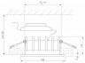 Встраиваемый светильник Elektrostandard Combi a069006