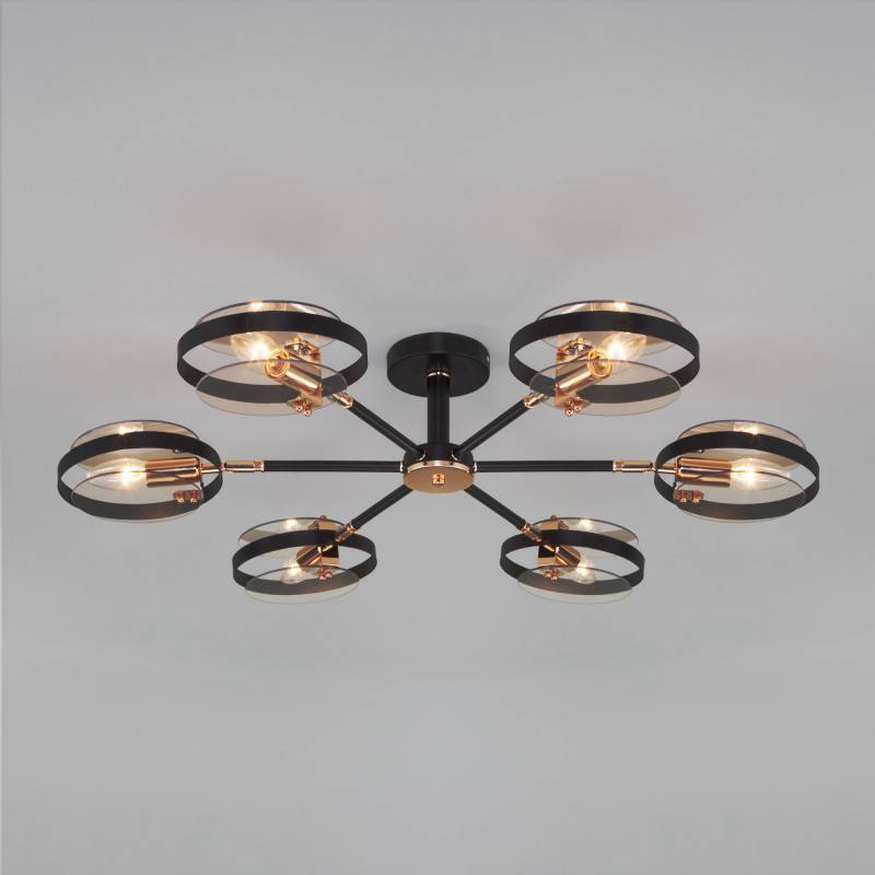 Люстра на штанге Eurosvet 70121/6 черный