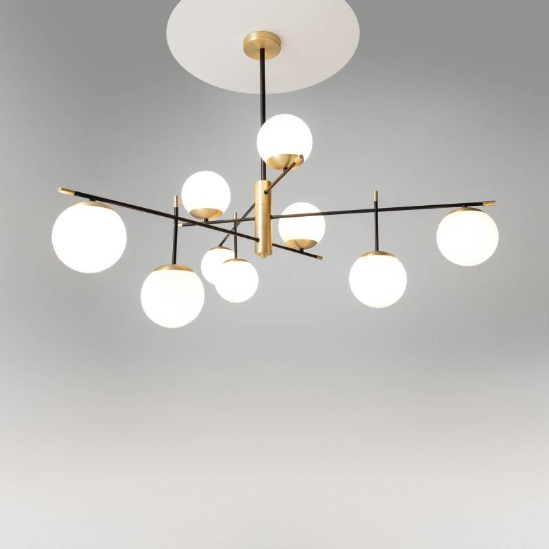 Люстра на штанге Maytoni MOD048PL-09G