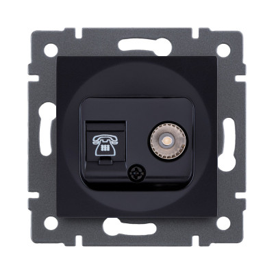 Розетка KOLLINGER REA-013BK