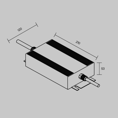 Блок питания для светодиодной ленты Maytoni Technical 832001