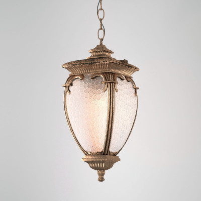 Подвесной уличный светильник Elektrostandard Andromeda H (GLYF-8024H) черное золото