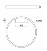 Накладной светильник Maytoni Rim MOD058CL-L65BS4K