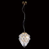 Подвесная люстра Crystal Lux CHARME SP1+1 LED GOLD/TRANSPARENT