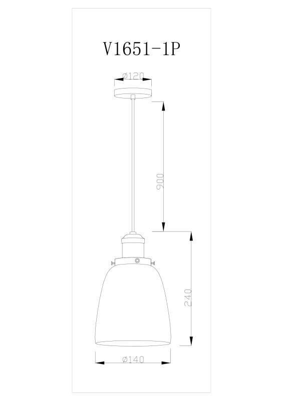 Подвесной светильник Moderli V11517-1P