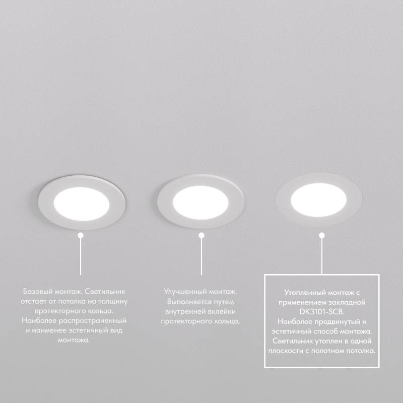 База встраиваемая Denkirs DK3101-SCB