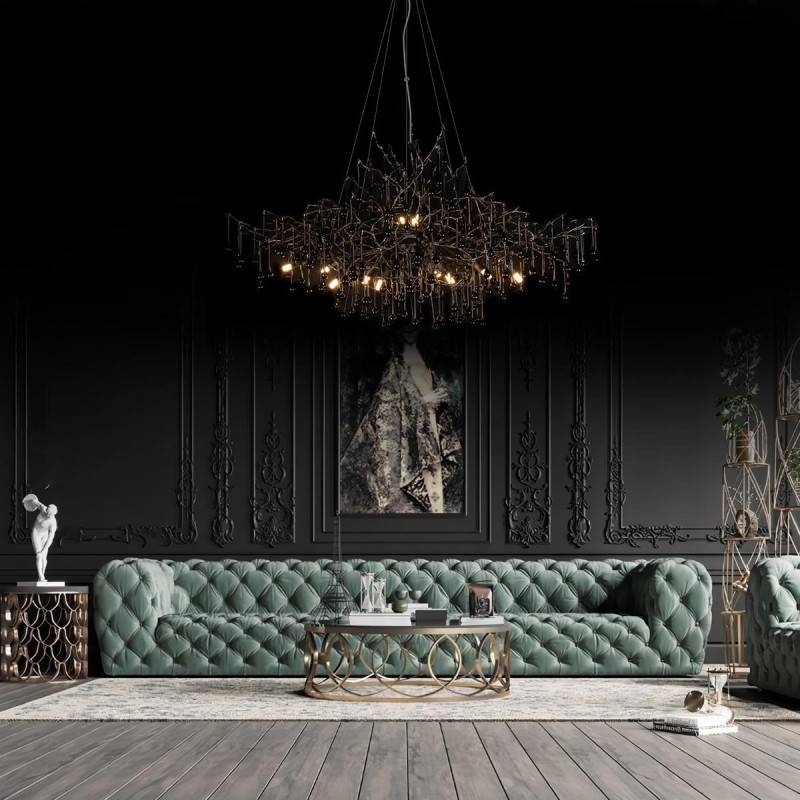 Подвесная люстра LOFT IT 10067/1800 BK