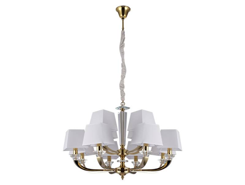 Подвесная люстра Newport 11408+4/C gold