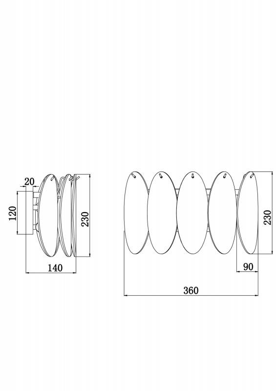 Бра Freya FR5189WL-02BS