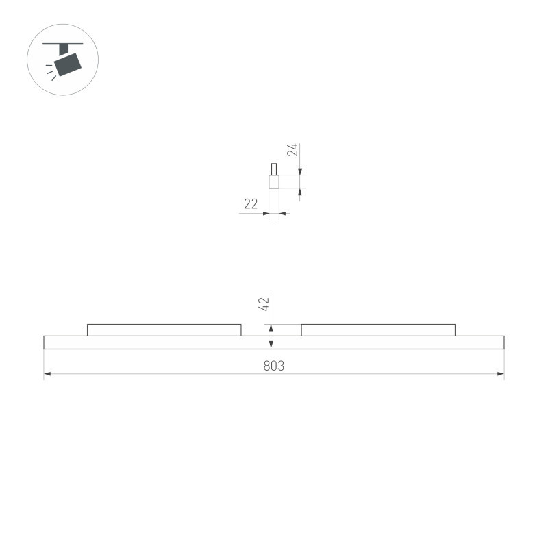 Светильник на шине Arlight 060471