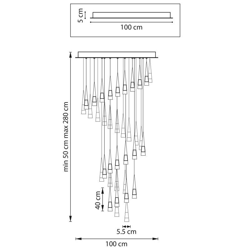 Каскадная люстра Lightstar 757361