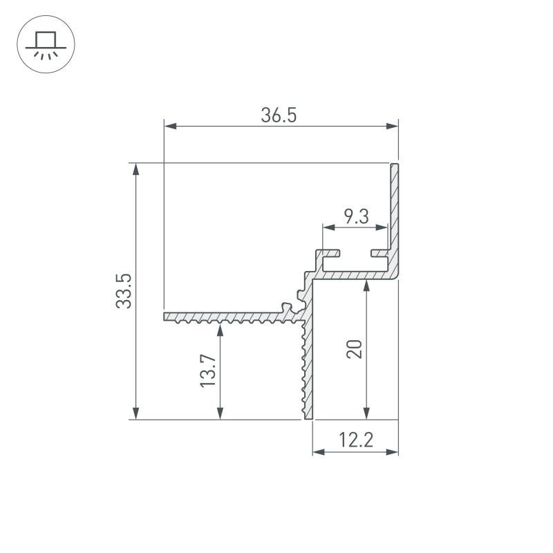 Профиль Arlight 052228