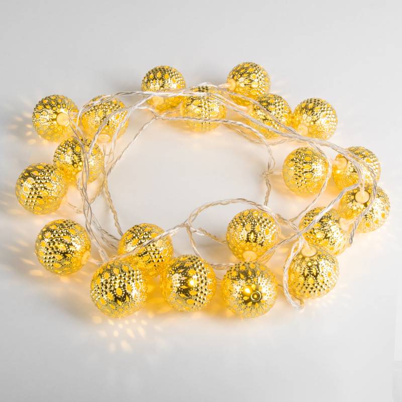 Светодиодная нить Eurosvet 400-003 золото/теплый белый с эффектом мерцания 2,