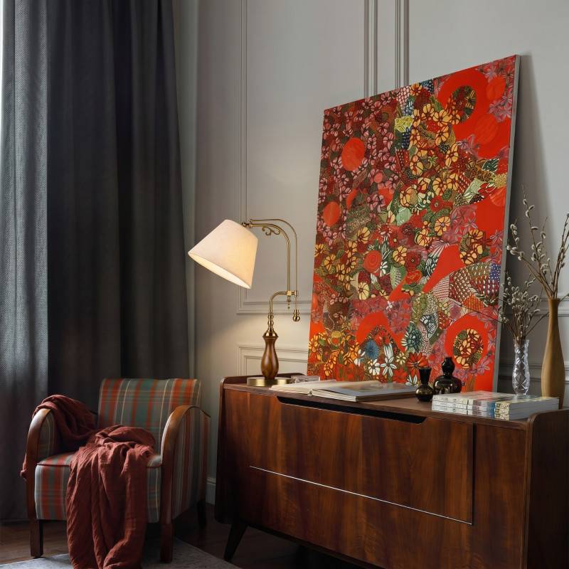 Настольная лампа LOFT IT 10569T Dark wood