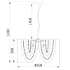 Подвесная люстра Escada 10173/3S