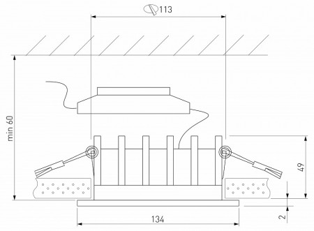 Встраиваемый светильник Elektrostandard Combi a069008