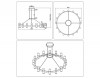 Подвесная люстра Ambrella Light FL6208