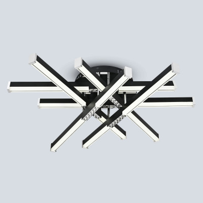 Накладная люстра LED4U L9374-600 BK