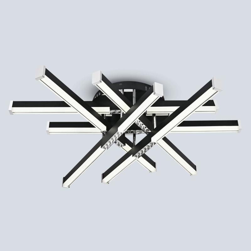 Накладная люстра LED4U L9374-600 BK