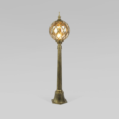 Садово-парковый светильник Elektrostandard Sirius F черное золото