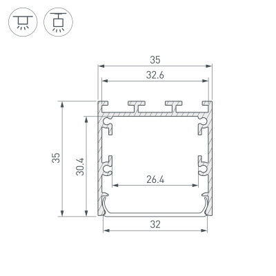 Профиль Arlight 053401