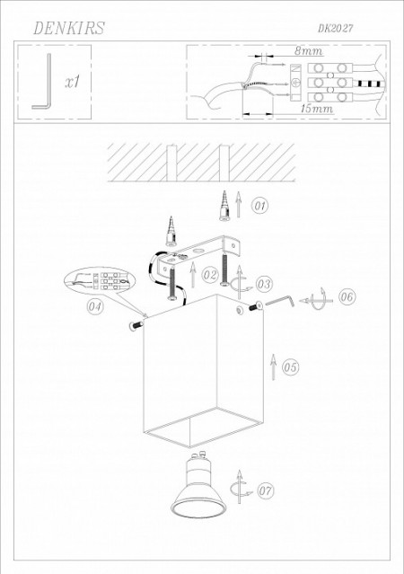 Накладной светильник Denkirs DK2027 DK2027-WH